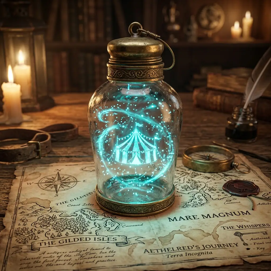 Aether Sparks Glowing
